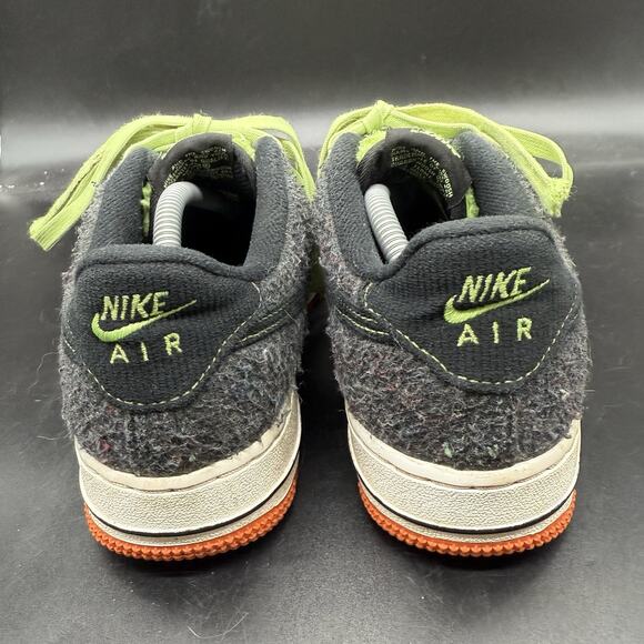 Nike Air Force 1 LV8 GS Black Green Sneaker DZ5287-001 Youth Size 5Y Womens 6.5 - Picture 4 of 7